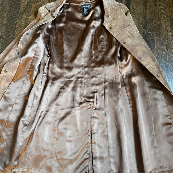 Bebe Y2K Genuine Leather Suede Jacket XS - Picture 3 of 4